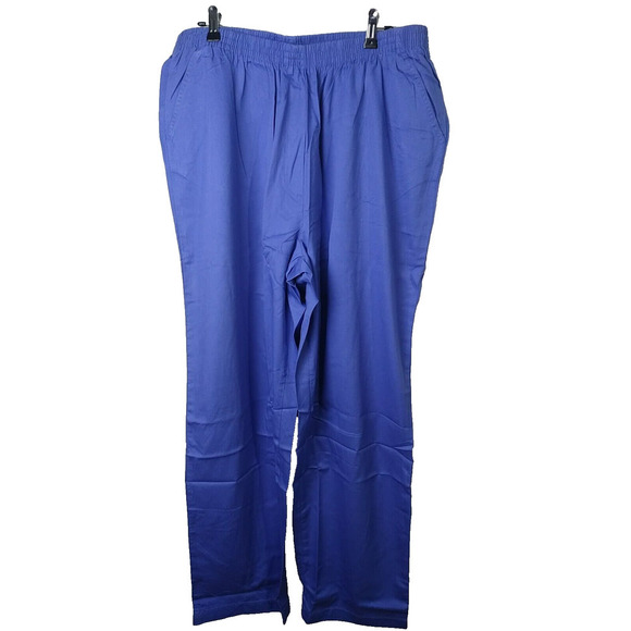 $ Only Necessities Women 20T Periwinkle Elastic Waist Pullon Pocket Pant - Picture 1 of 10